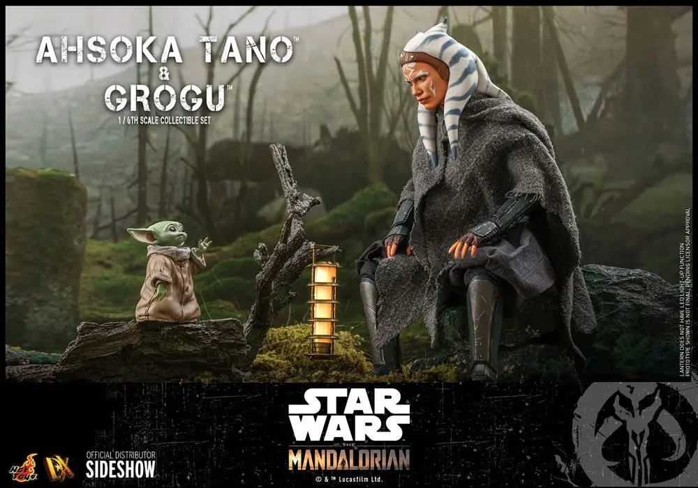 Star Wars The Mandalorian akcijska figura 2-pack 1/6 Ahsoka Tano & Grogu 29 cm fotografija izdelka