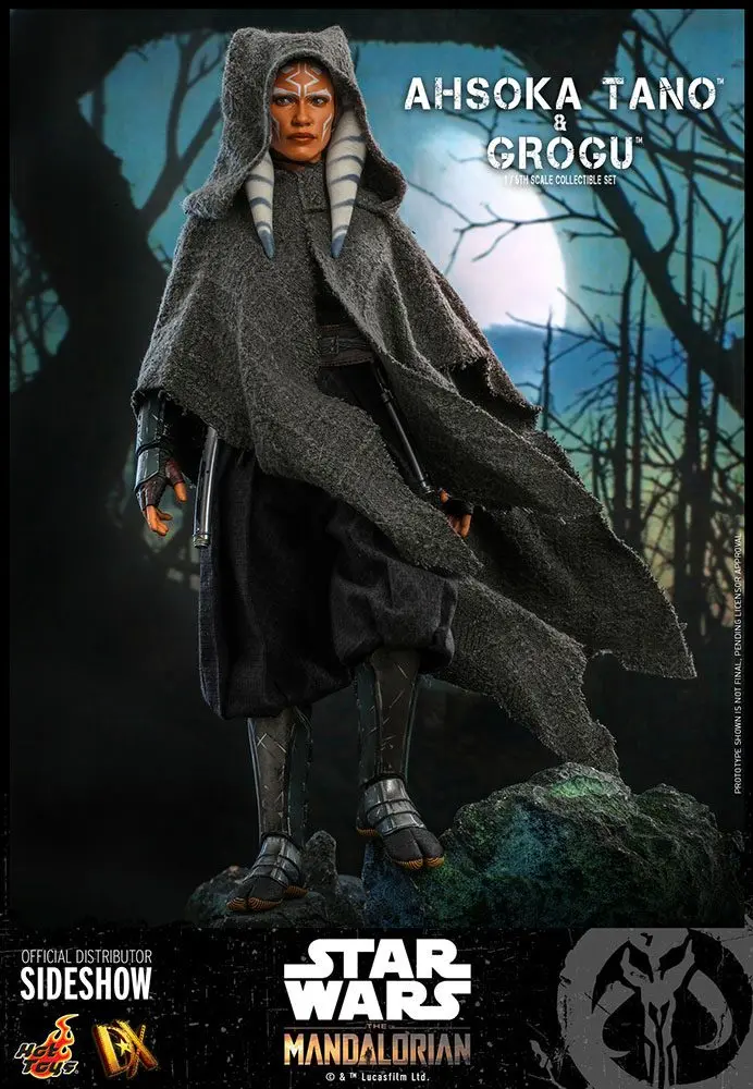 Star Wars The Mandalorian akcijska figura 2-pack 1/6 Ahsoka Tano & Grogu 29 cm fotografija izdelka