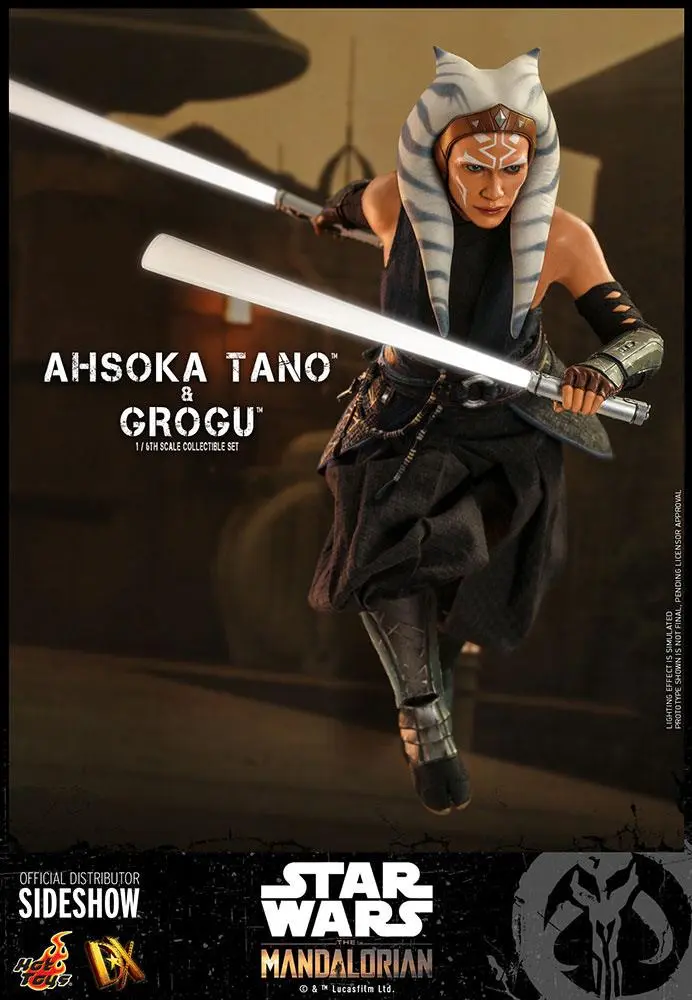 Star Wars The Mandalorian akcijska figura 2-pack 1/6 Ahsoka Tano & Grogu 29 cm fotografija izdelka