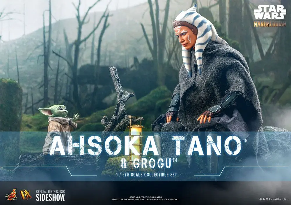 Star Wars The Mandalorian akcijska figura 2-pack 1/6 Ahsoka Tano & Grogu 29 cm fotografija izdelka