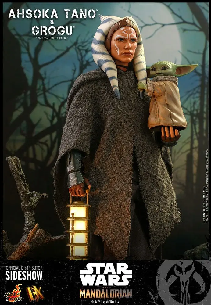 Star Wars The Mandalorian akcijska figura 2-pack 1/6 Ahsoka Tano & Grogu 29 cm fotografija izdelka