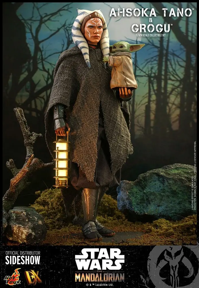 Star Wars The Mandalorian akcijska figura 2-pack 1/6 Ahsoka Tano & Grogu 29 cm fotografija izdelka