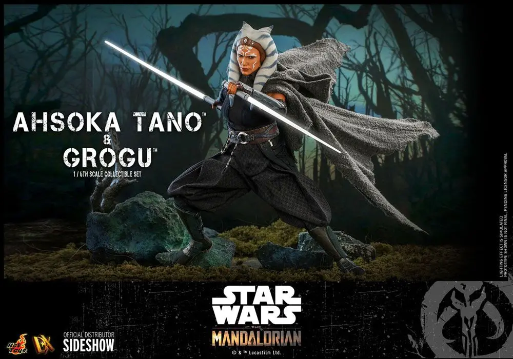 Star Wars The Mandalorian akcijska figura 2-pack 1/6 Ahsoka Tano & Grogu 29 cm fotografija izdelka