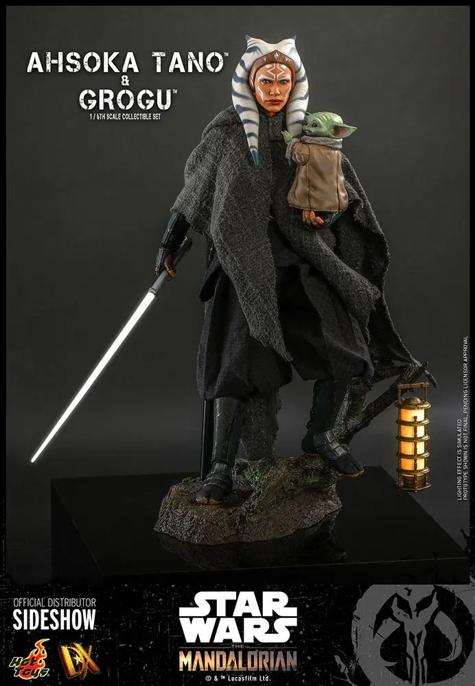 Star Wars The Mandalorian akcijska figura 2-pack 1/6 Ahsoka Tano & Grogu 29 cm fotografija izdelka