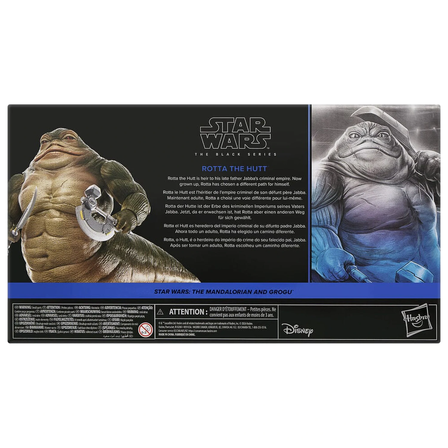 Star Wars The Mandalorian and Grog Rotta The Hutt figura 16cm fotografija izdelka