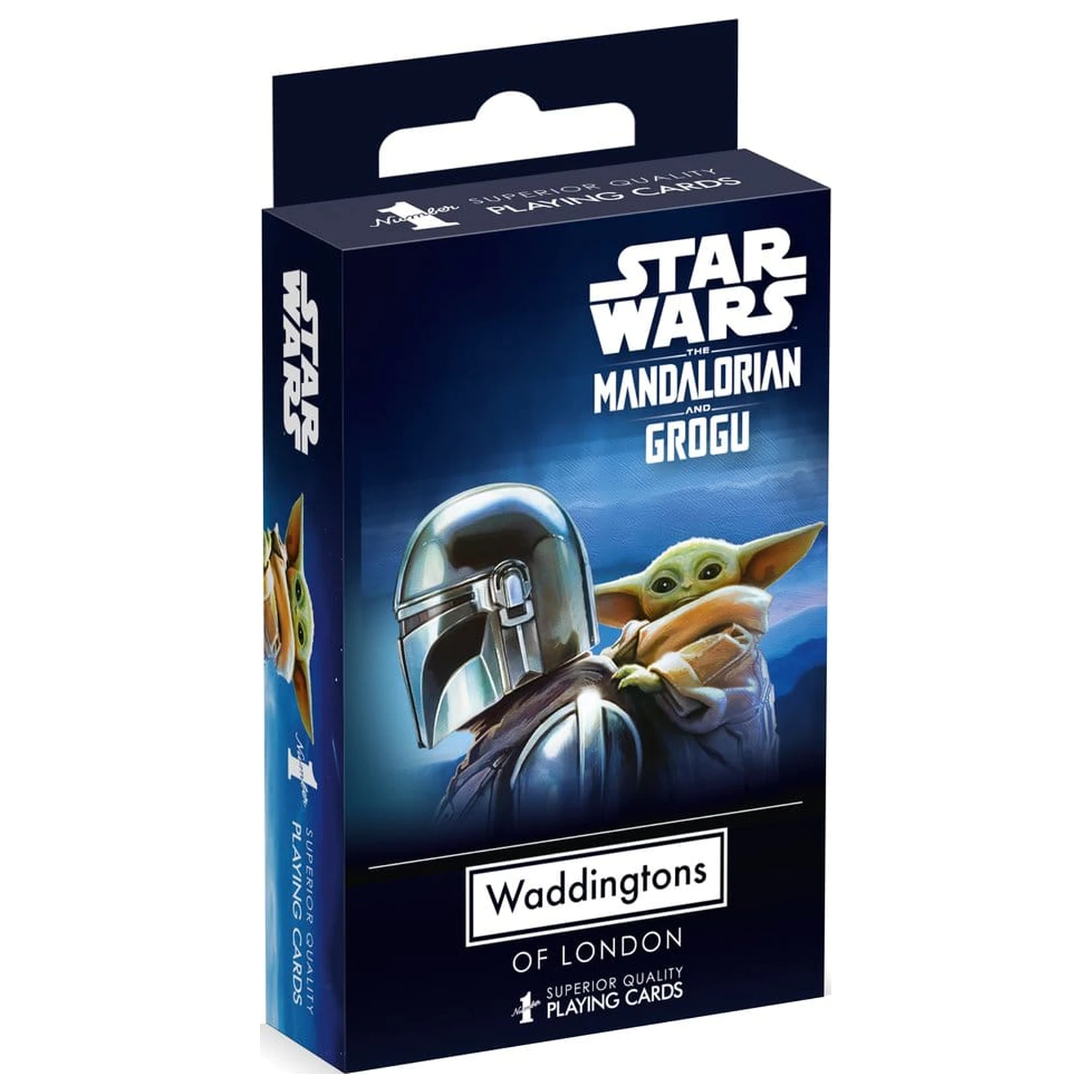 Star Wars igralne karte The Mandalorian and Grogu English Version fotografija izdelka