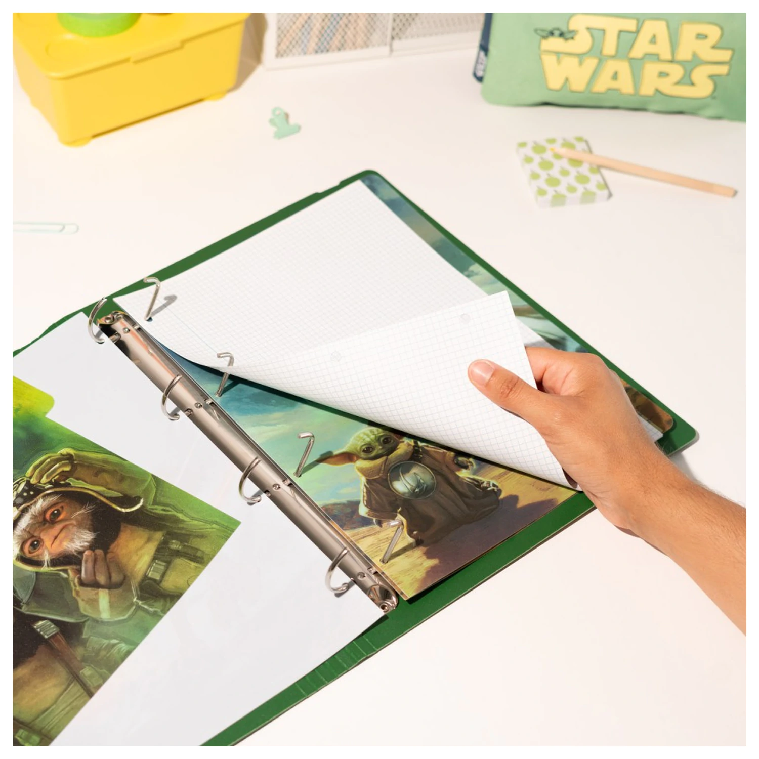 Star Wars: The Mandalorian and Grogu Ring registrator fotografija izdelka