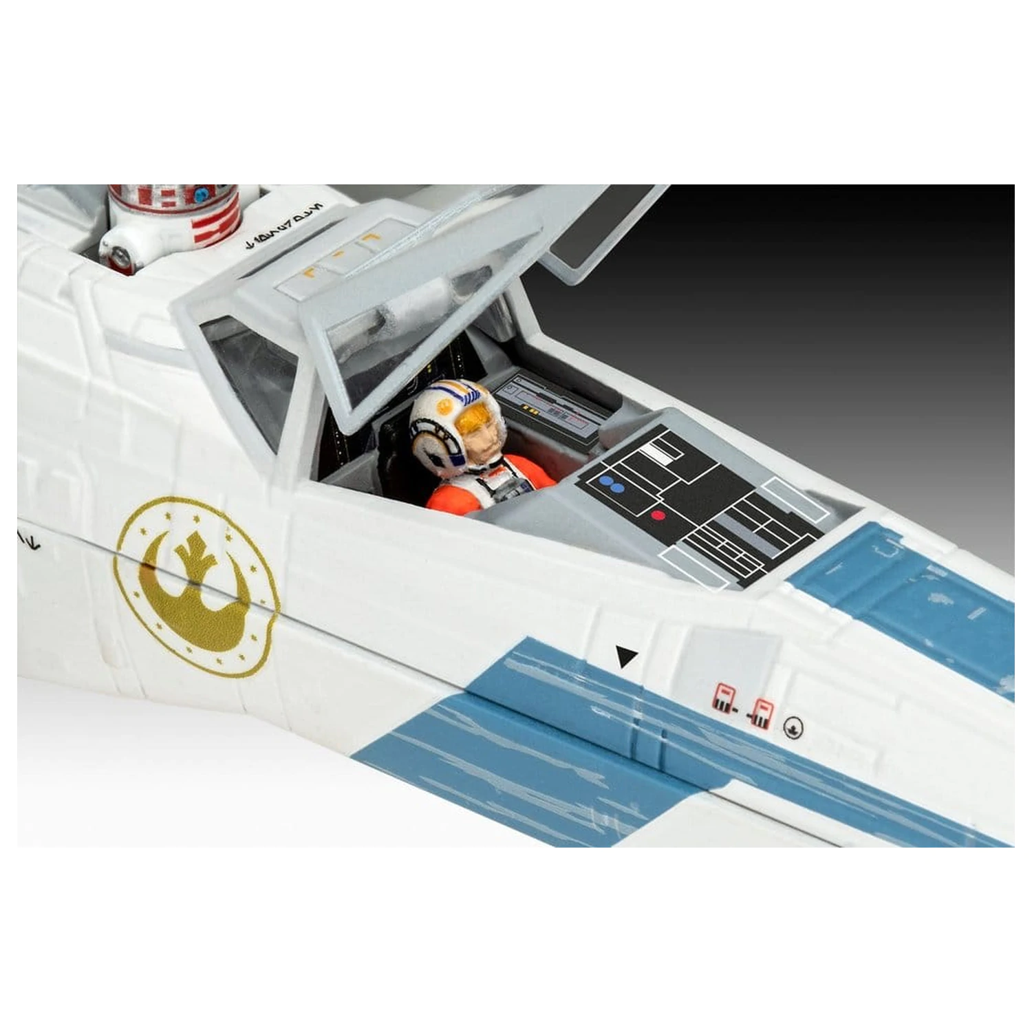 Star Wars The Mandalorian and Grogu Revell Komplet modela 1/57 New Republic X-Wing Fighter 22 cm fotografija izdelka
