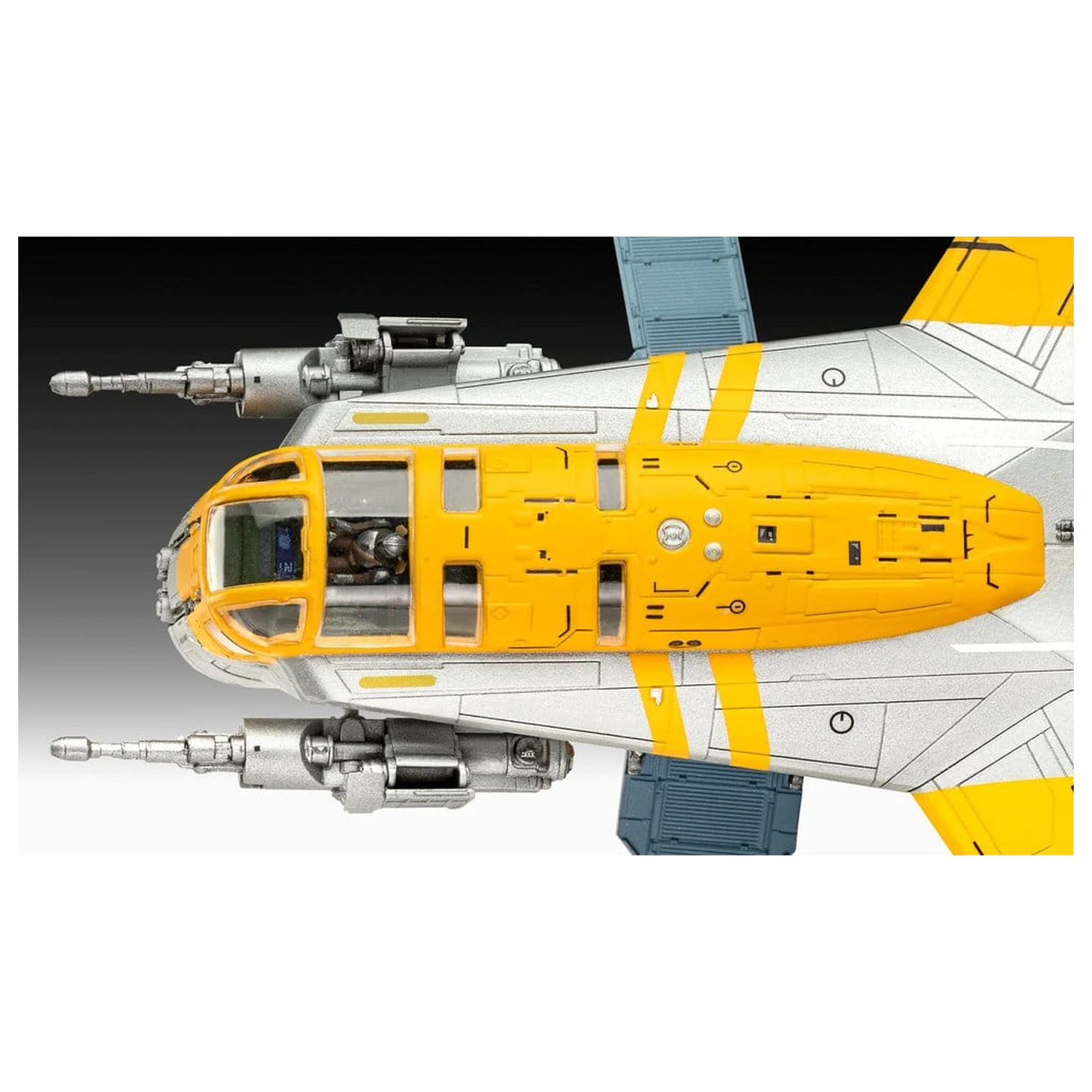 Star Wars The Mandalorian and Grogu Revell Model Kit 1/72 Razor Crest 34 cm fotografija izdelka