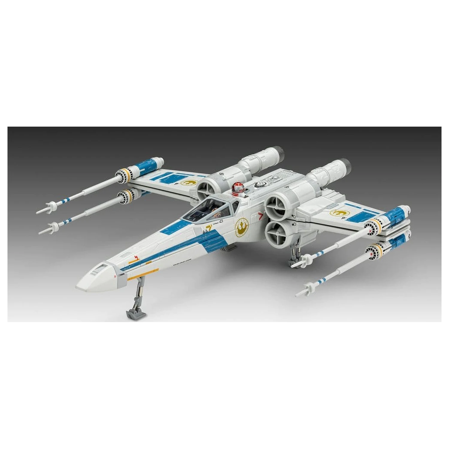 Star Wars The Mandalorian and Grogu Revell Komplet modelov Model Kit 1/57 New Republic X-Wing Fighter 22 cm fotografija izdelka