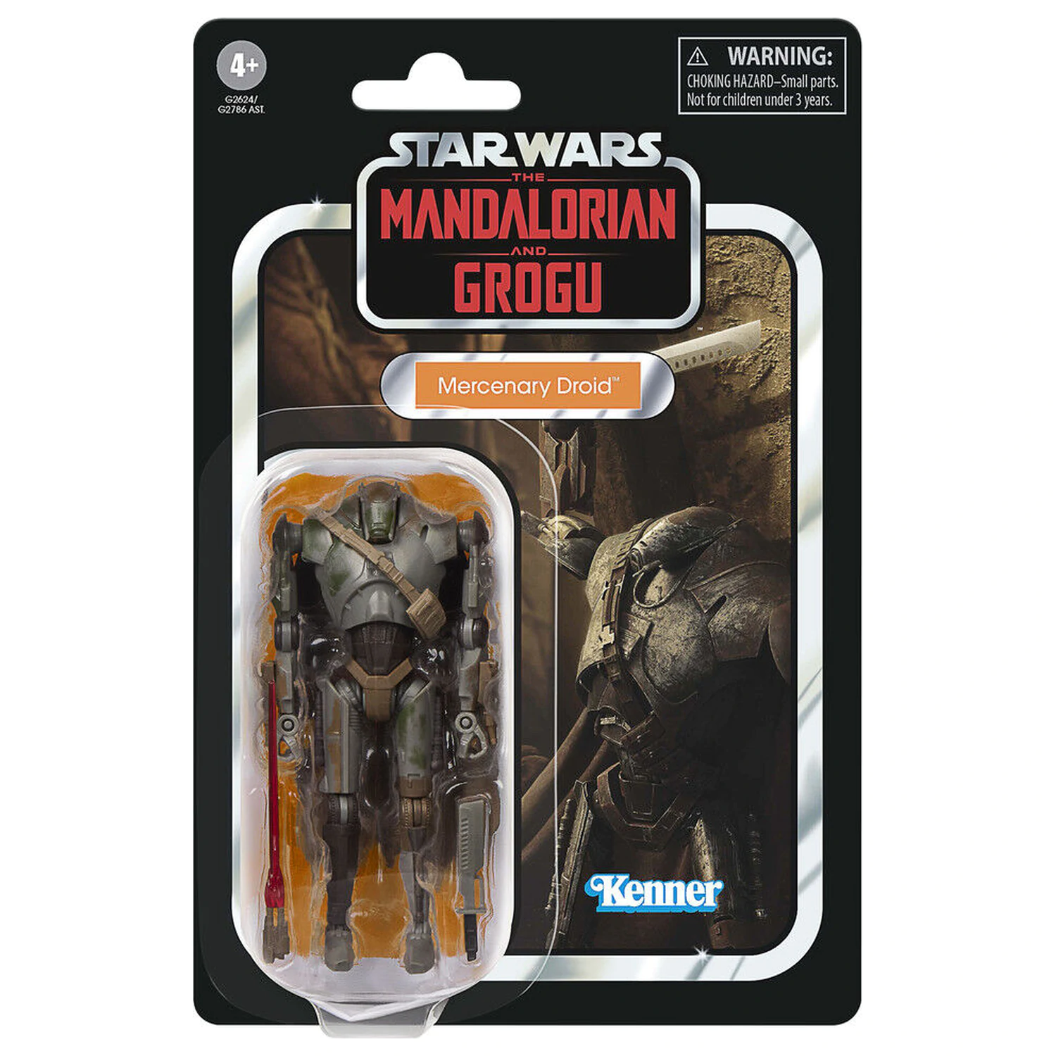 Star Wars The Mandalorian And Grogu Star Wars Kenner Mercenary Droid figura 10 cm fotografija izdelka