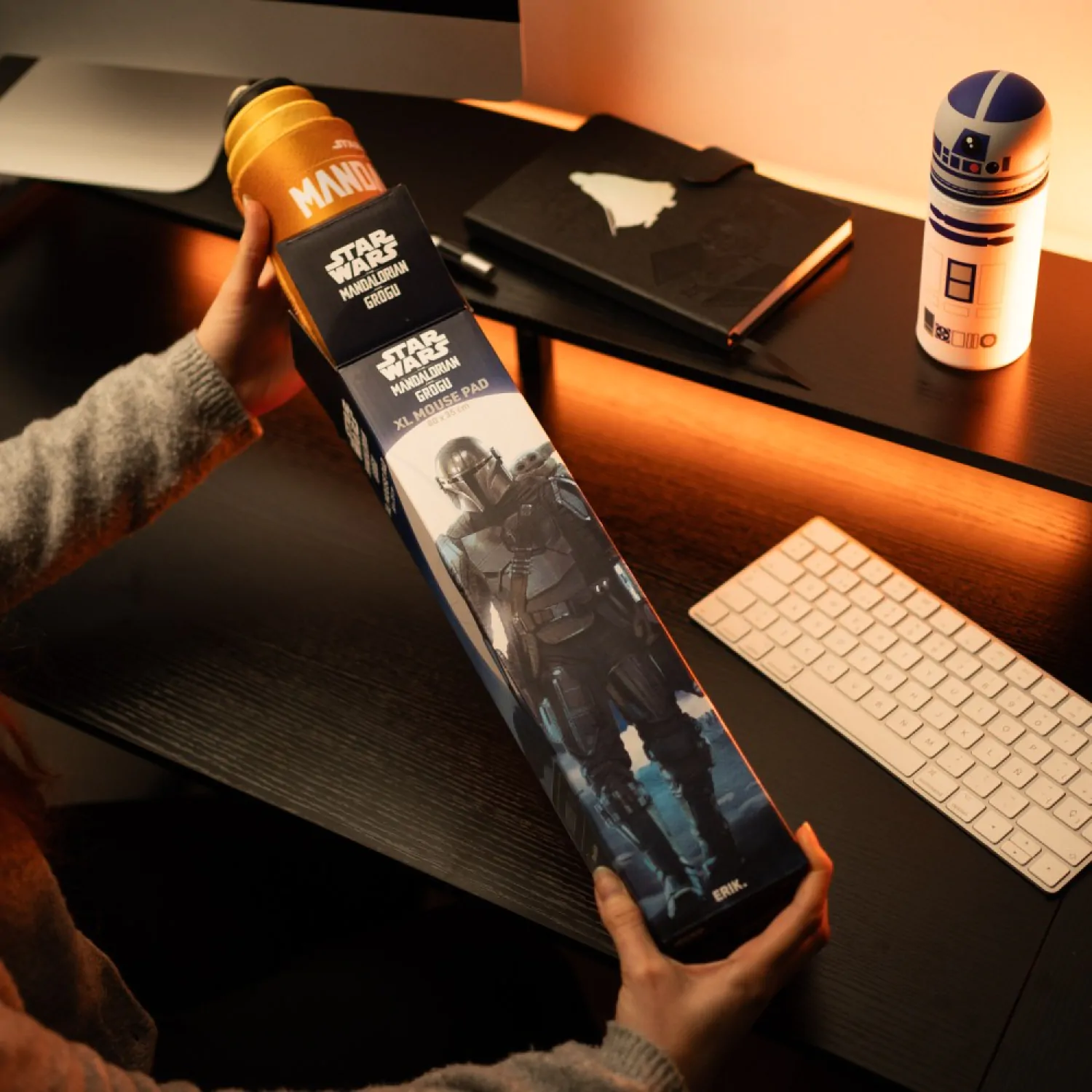 Star Wars: The Mandalorian and Grogu XL podloga za miško 80 x 35 cm fotografija izdelka