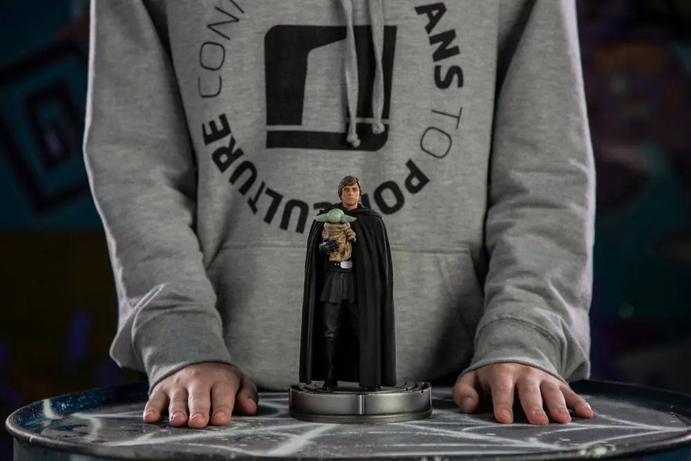 Star Wars The Mandalorian Art Scale Kip 1/10 Luke Skywalker in Grogu 21 cm fotografija izdelka