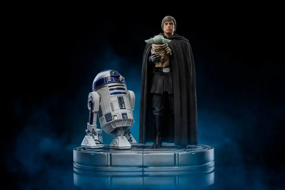 Star Wars The Mandalorian Art Scale Kip 1/10 Luke Skywalker in Grogu 21 cm fotografija izdelka