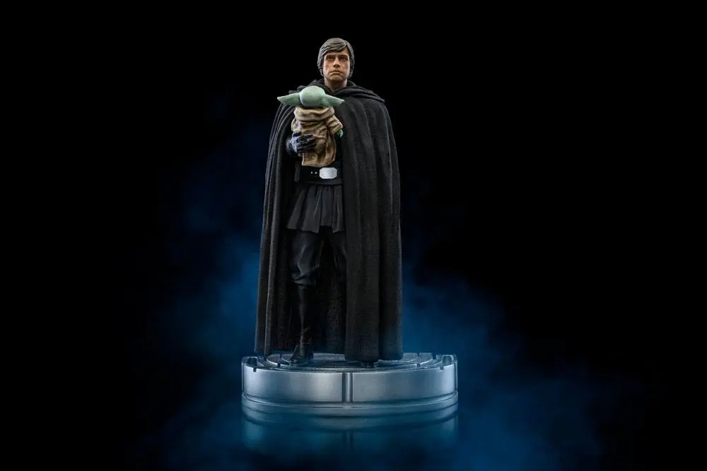 Star Wars The Mandalorian Art Scale Kip 1/10 Luke Skywalker in Grogu 21 cm fotografija izdelka