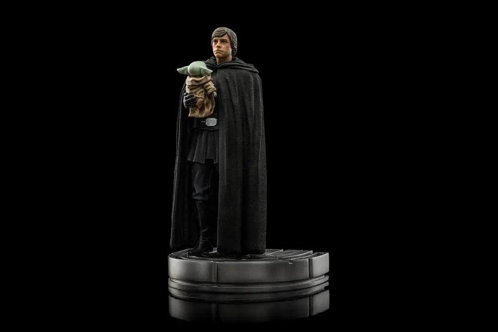 Star Wars The Mandalorian Art Scale Kip 1/10 Luke Skywalker in Grogu 21 cm fotografija izdelka