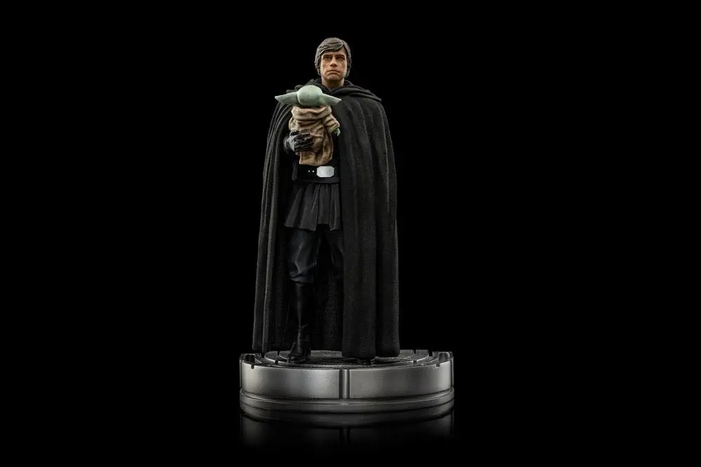 Star Wars The Mandalorian Art Scale Kip 1/10 Luke Skywalker in Grogu 21 cm fotografija izdelka