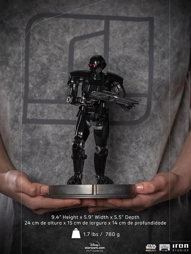 Kip Star Wars The Mandalorian BDS Art Scale 1/10 Dark Trooper 24 cm fotografija izdelka