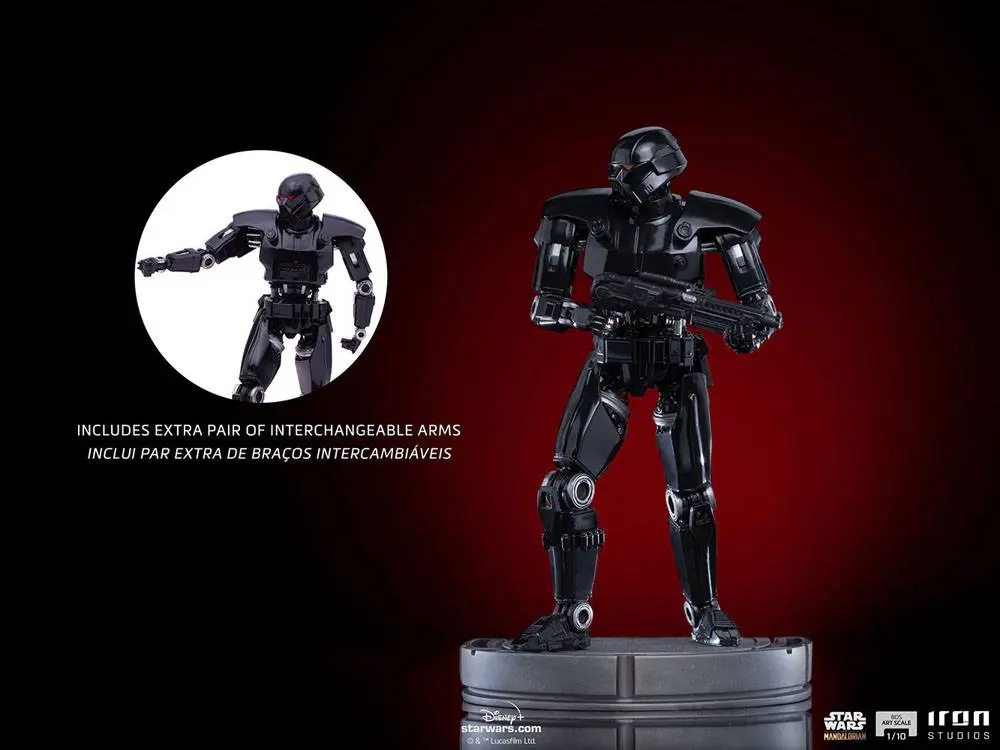 Kip Star Wars The Mandalorian BDS Art Scale 1/10 Dark Trooper 24 cm fotografija izdelka