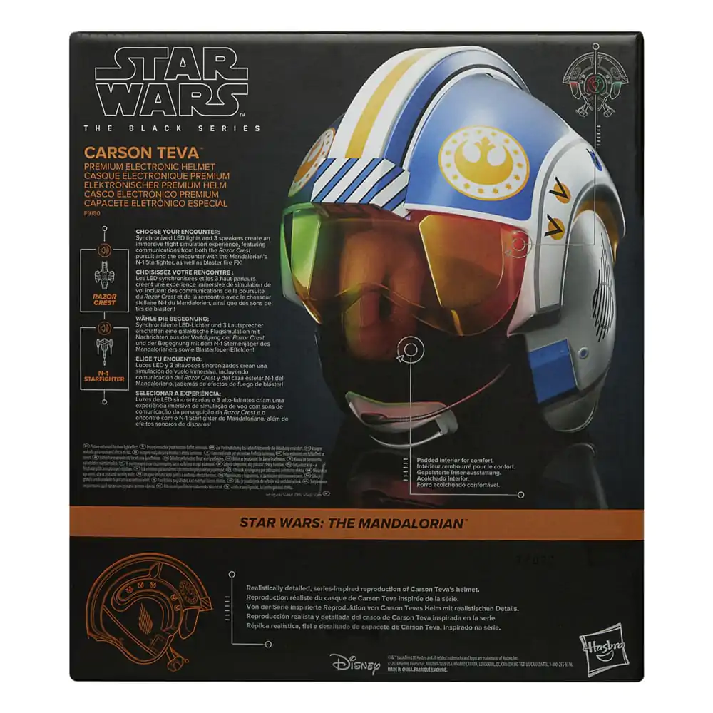 Star Wars: The Mandalorian Black Series Elektronska Čelada Carson Teva fotografija izdelka
