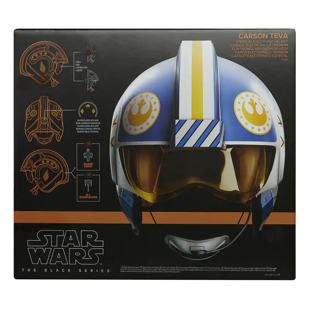 Star Wars: The Mandalorian Black Series Elektronska Čelada Carson Teva fotografija izdelka