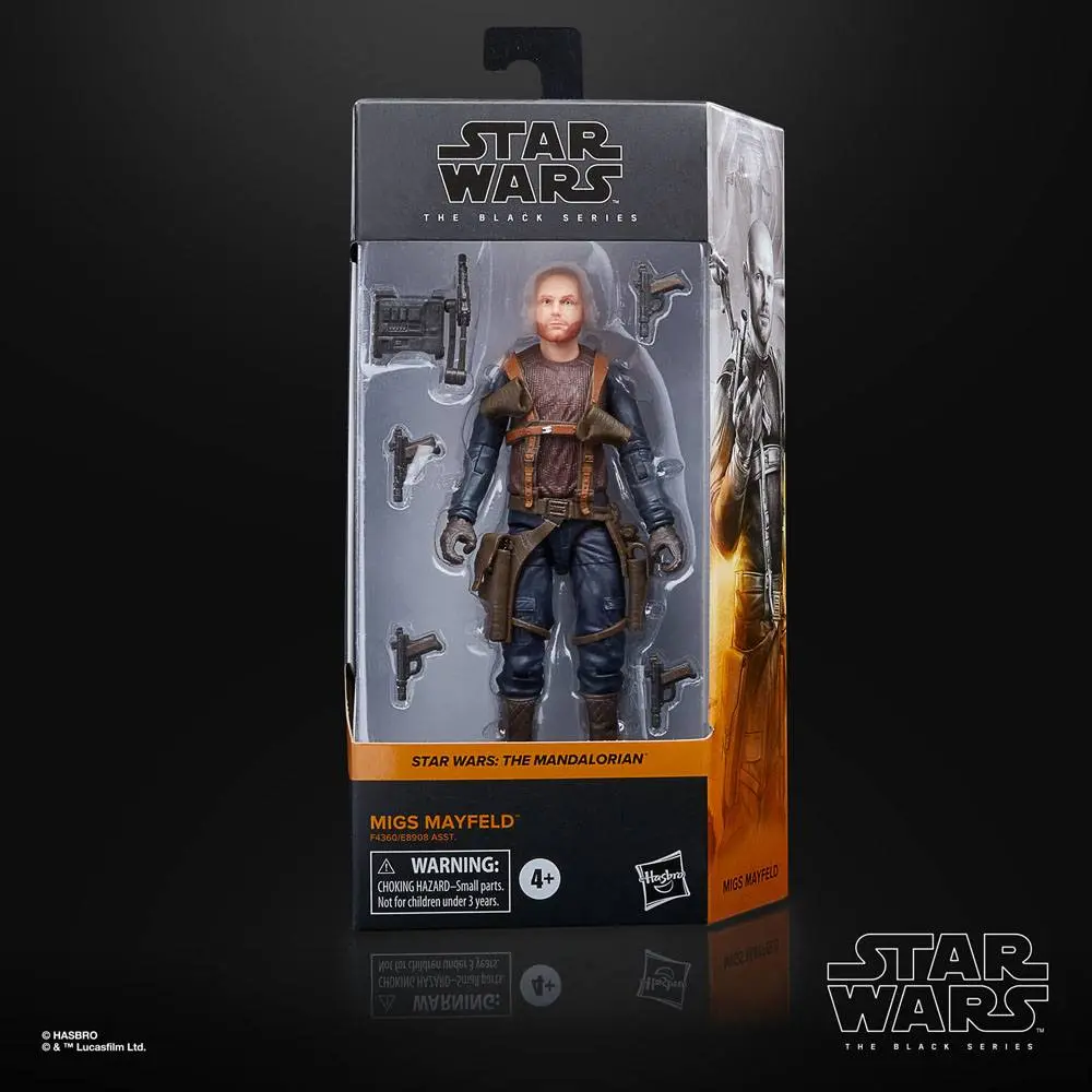 Star Wars: The Mandalorian Black Series akcijska figura Migs Mayfeld 15 cm fotografija izdelka