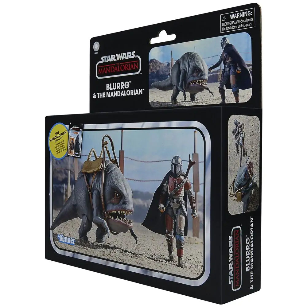 Star Wars The Mandalorian - Blurrg & Mandalorian set 2 figurici 9,5 cm fotografija izdelka