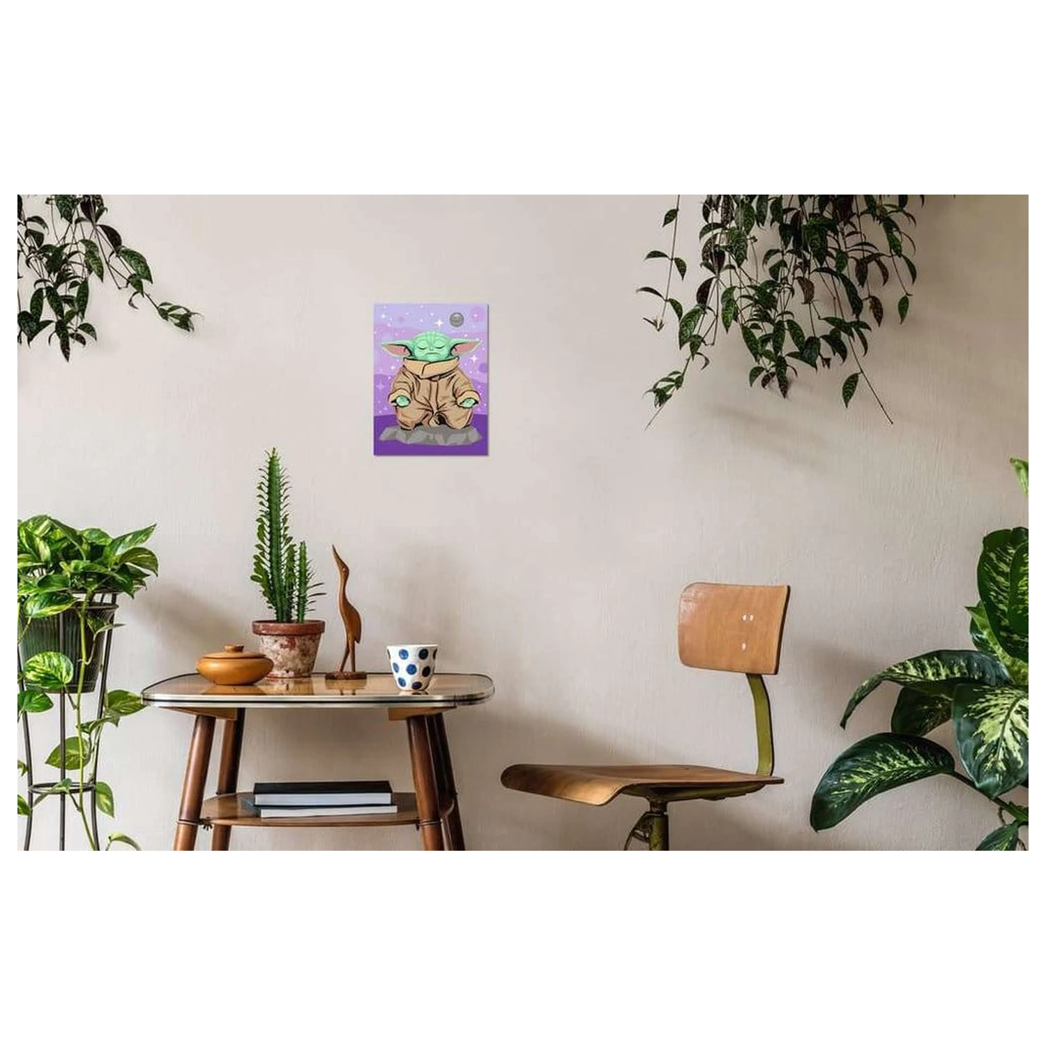 Star Wars: The Mandalorian CreArt Slikanje po številkah Meditating Grogu fotografija izdelka