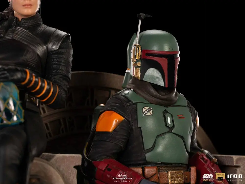 Star Wars The Mandalorian Deluxe Art Scale Kip 1/10 Boba Fett & Fennec on Throne 23 cm fotografija izdelka
