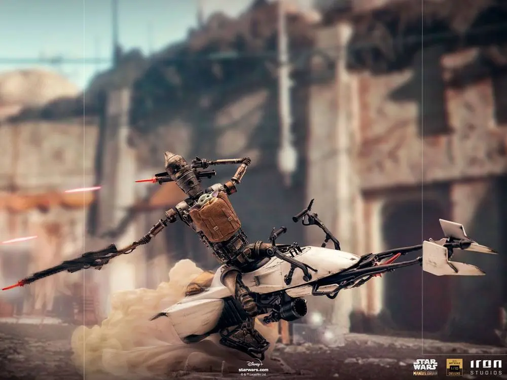 Star Wars The Mandalorian Deluxe umetniško merilo kip 1/10 IG-11 & The Child 20 cm fotografija izdelka