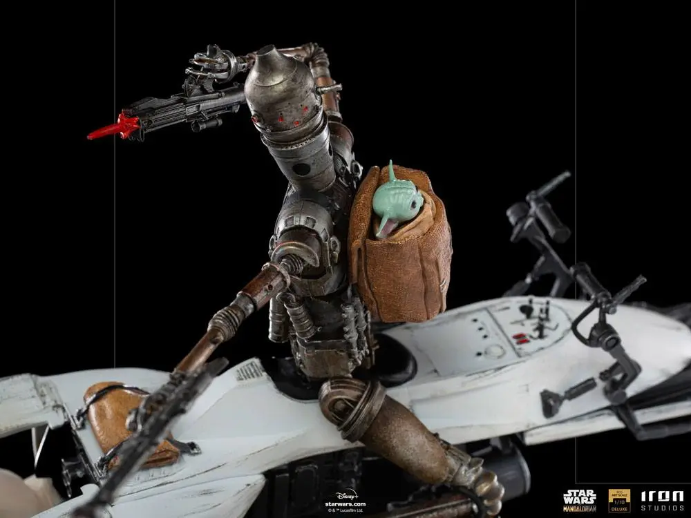 Star Wars The Mandalorian Deluxe umetniško merilo kip 1/10 IG-11 & The Child 20 cm fotografija izdelka