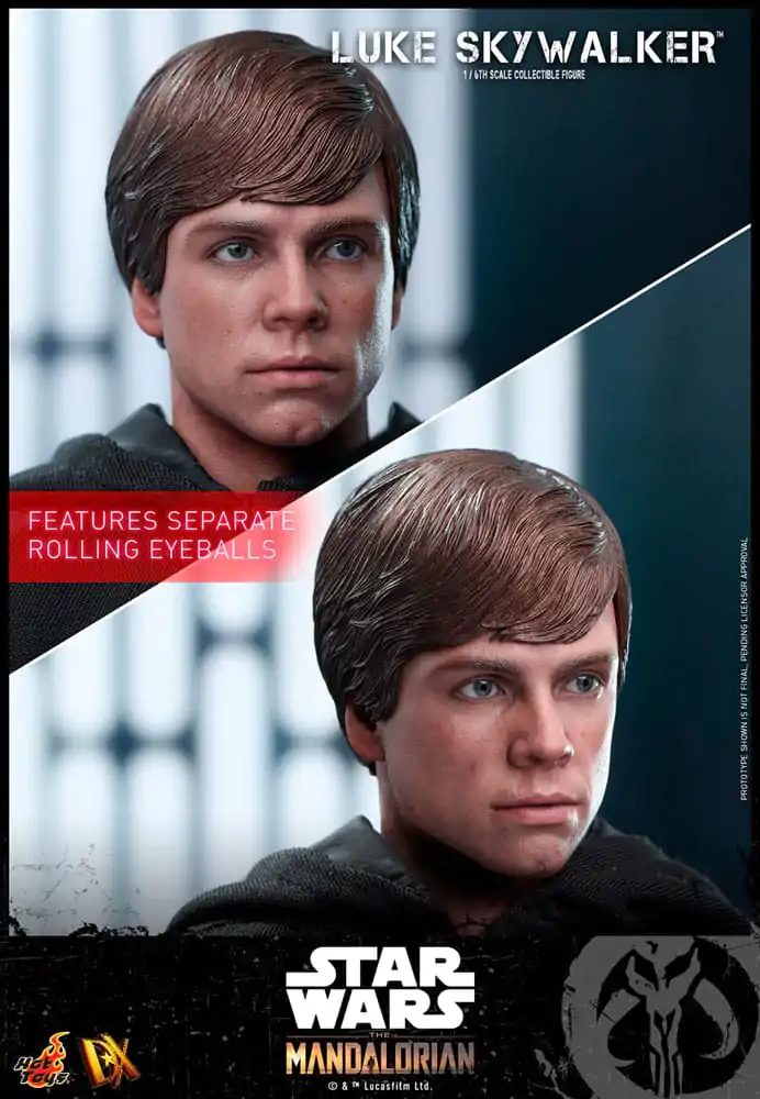 Star Wars: The Mandalorian DX Akcijska figura 1/6 Luke Skywalker Deluxe Version Spedial Edition 30 cm fotografija izdelka