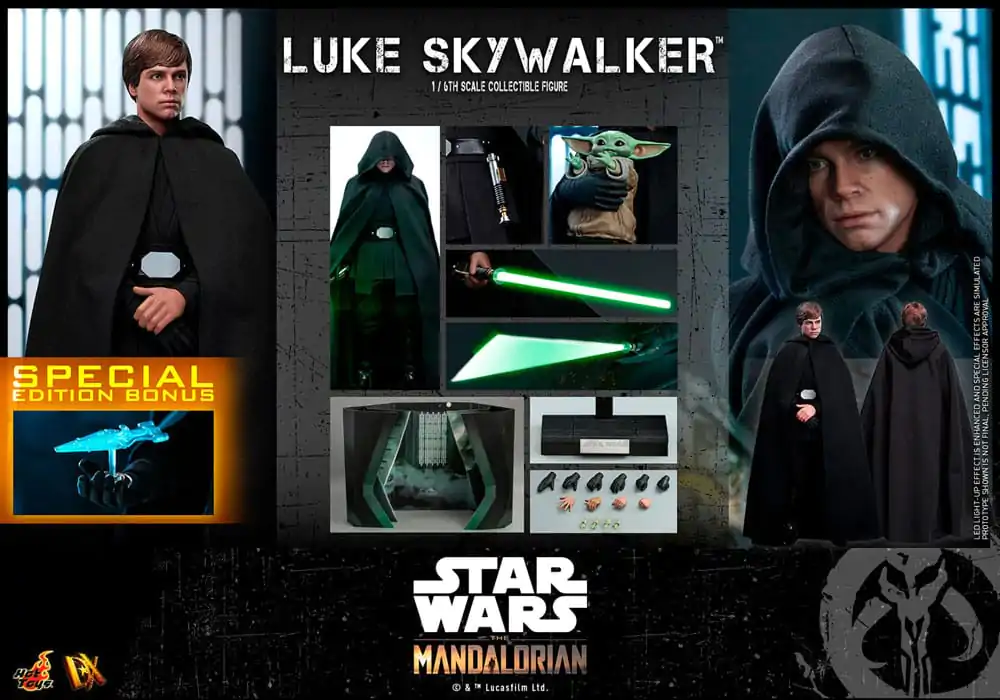 Star Wars: The Mandalorian DX Akcijska figura 1/6 Luke Skywalker Deluxe Version Spedial Edition 30 cm fotografija izdelka
