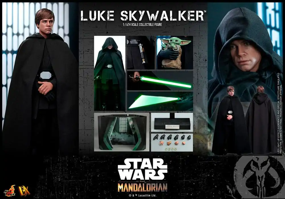 Star Wars: The Mandalorian DX Akcijska figura 1/6 Luke Skywalker Deluxe Version Spedial Edition 30 cm fotografija izdelka