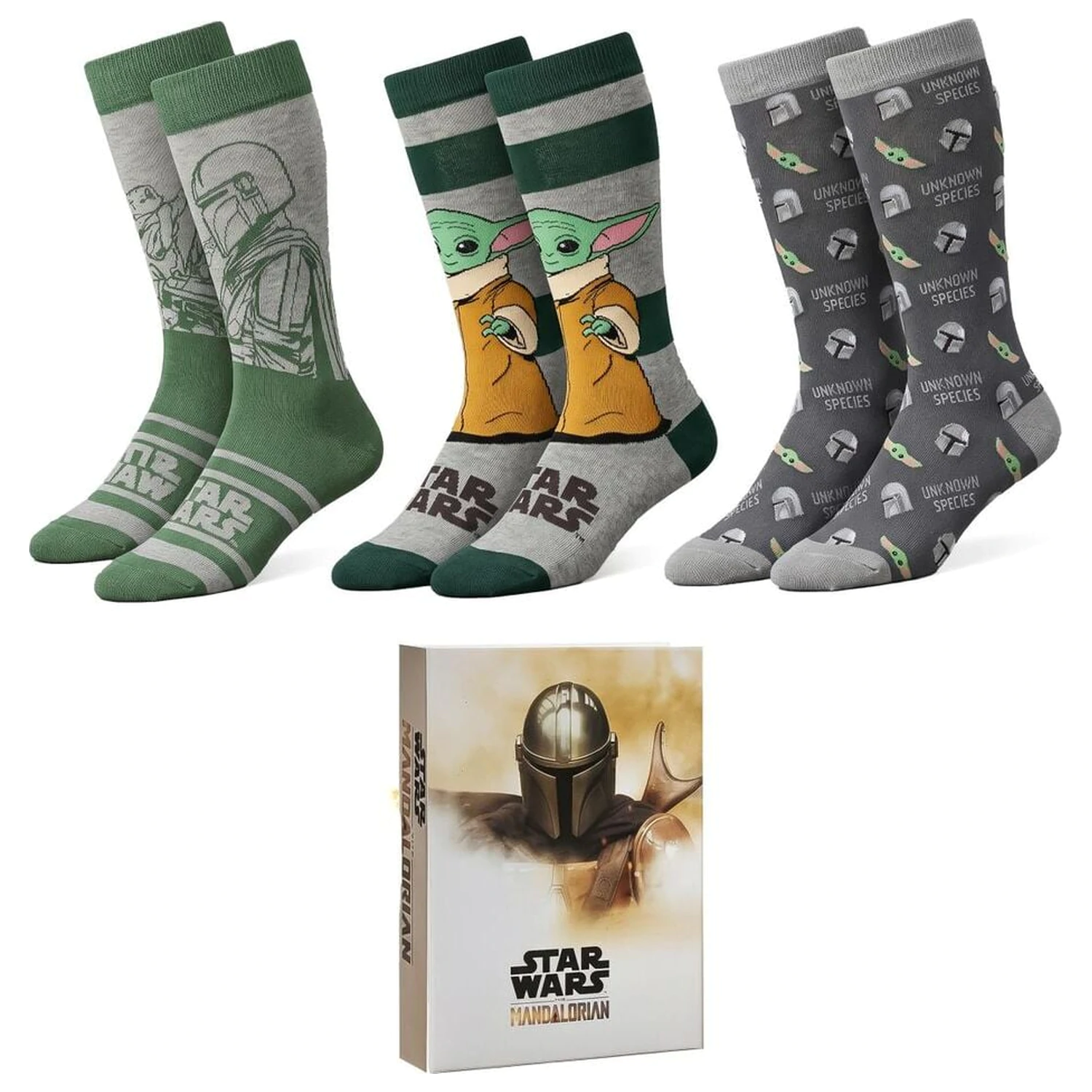 Star Wars The Mandalorian paket za odrasle 3 nogavice fotografija izdelka
