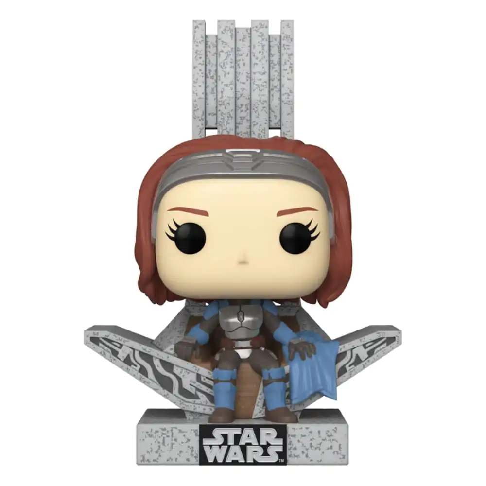 Star Wars: The Mandalorian POP! Deluxe Vinil Figura Bo Katan s prestolom 9 cm fotografija izdelka