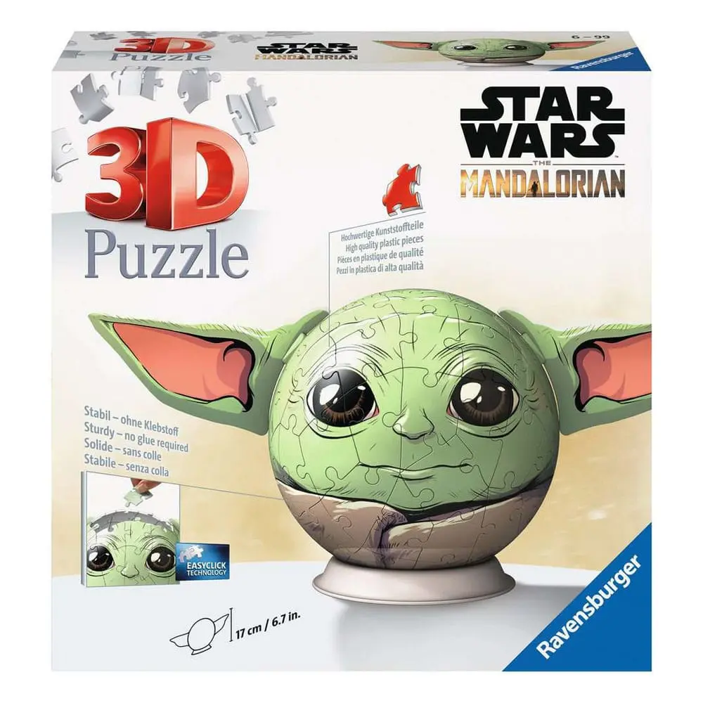 Star Wars: The Mandalorian 3D Puzzle Grogu (72 kosov) fotografija izdelka