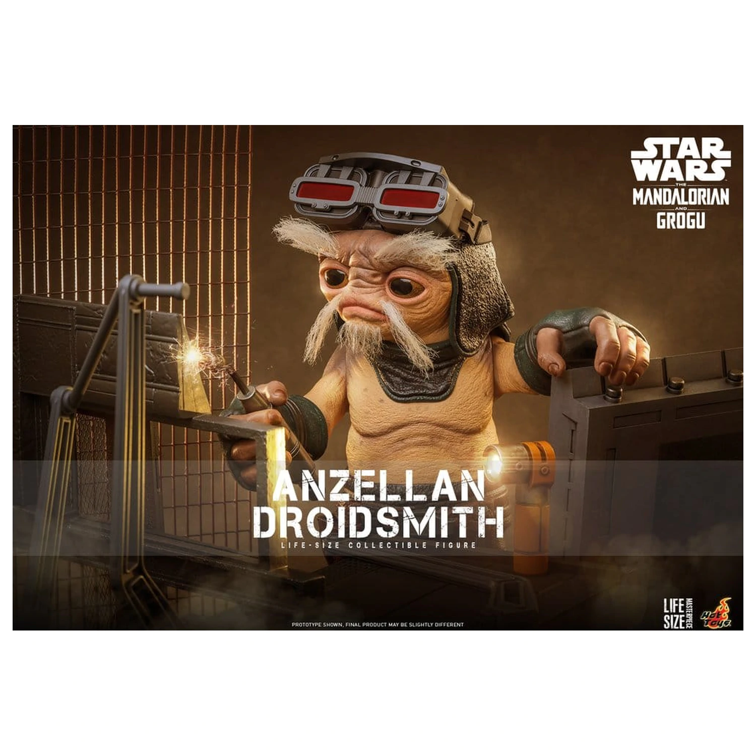 Star Wars: The Mandalorian & Grogu Figura v naravni velikosti Anzellan Droidsmith 27 cm fotografija izdelka