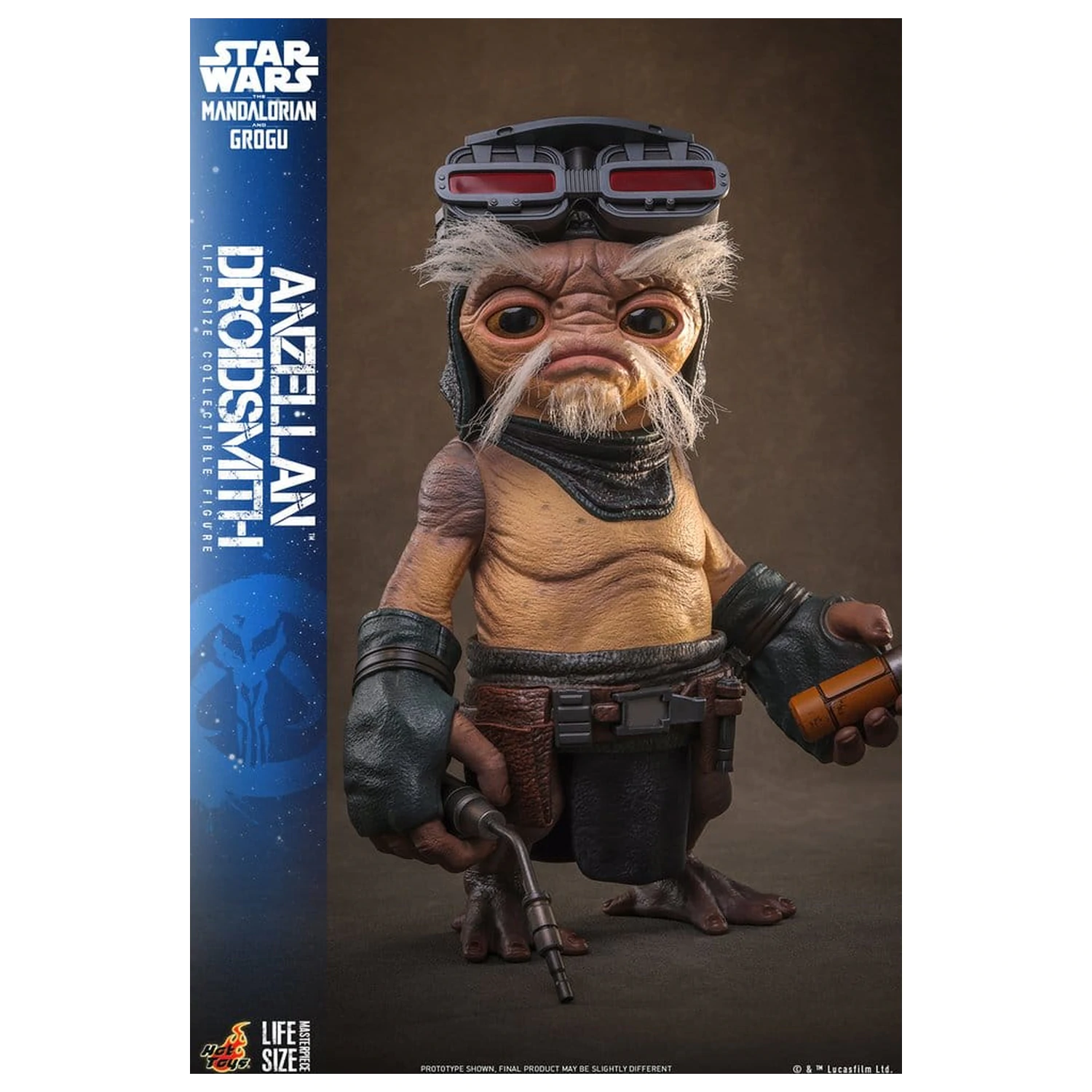 Star Wars: The Mandalorian & Grogu Figura v naravni velikosti Anzellan Droidsmith 27 cm fotografija izdelka