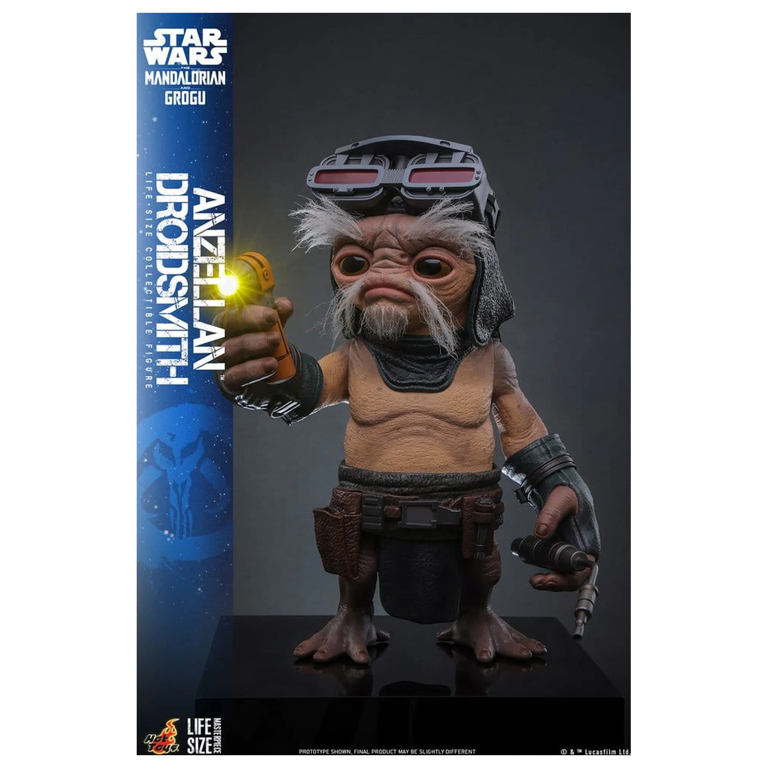Star Wars: The Mandalorian & Grogu Figura v naravni velikosti Anzellan Droidsmith 27 cm fotografija izdelka
