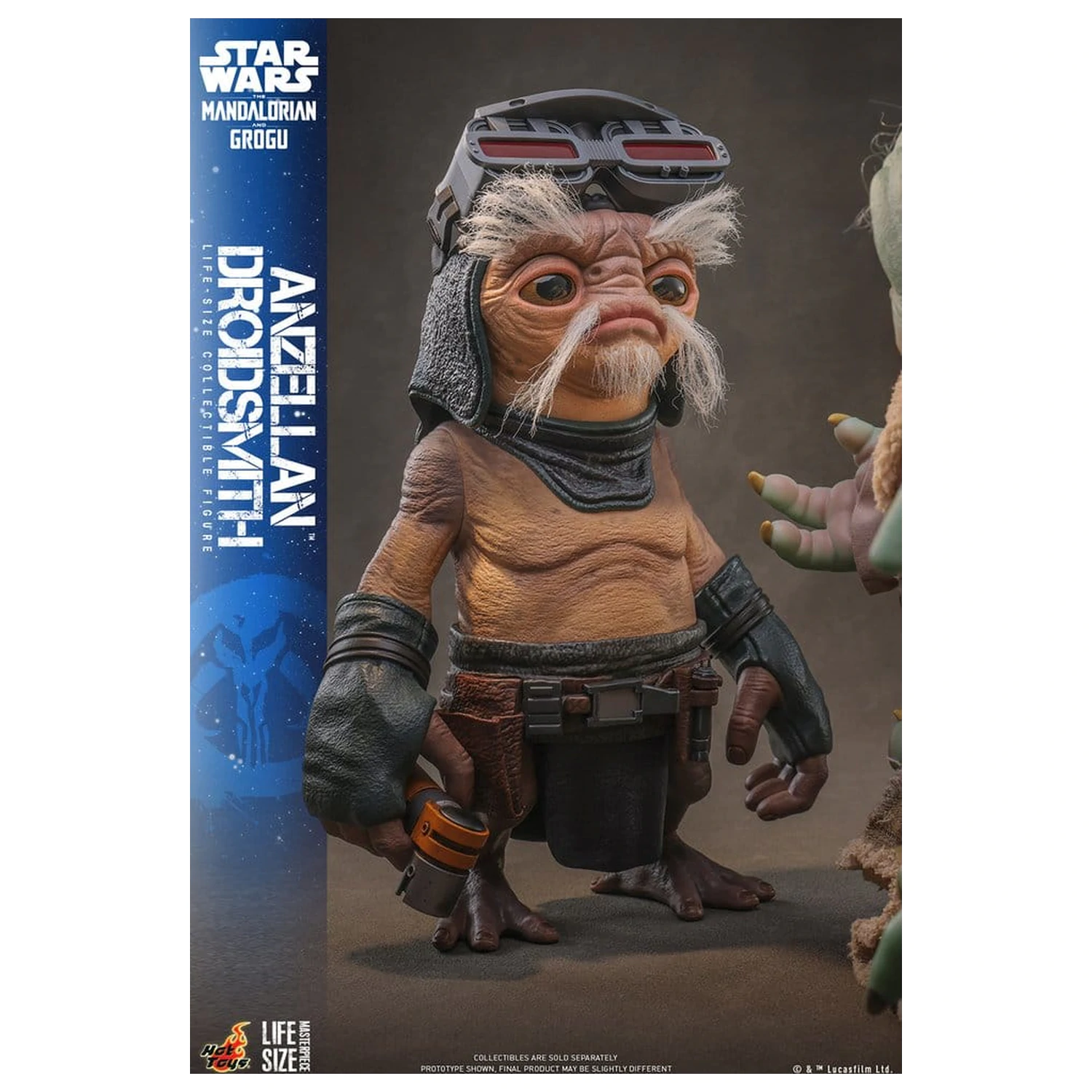 Star Wars: The Mandalorian & Grogu Figura v naravni velikosti Anzellan Droidsmith 27 cm fotografija izdelka