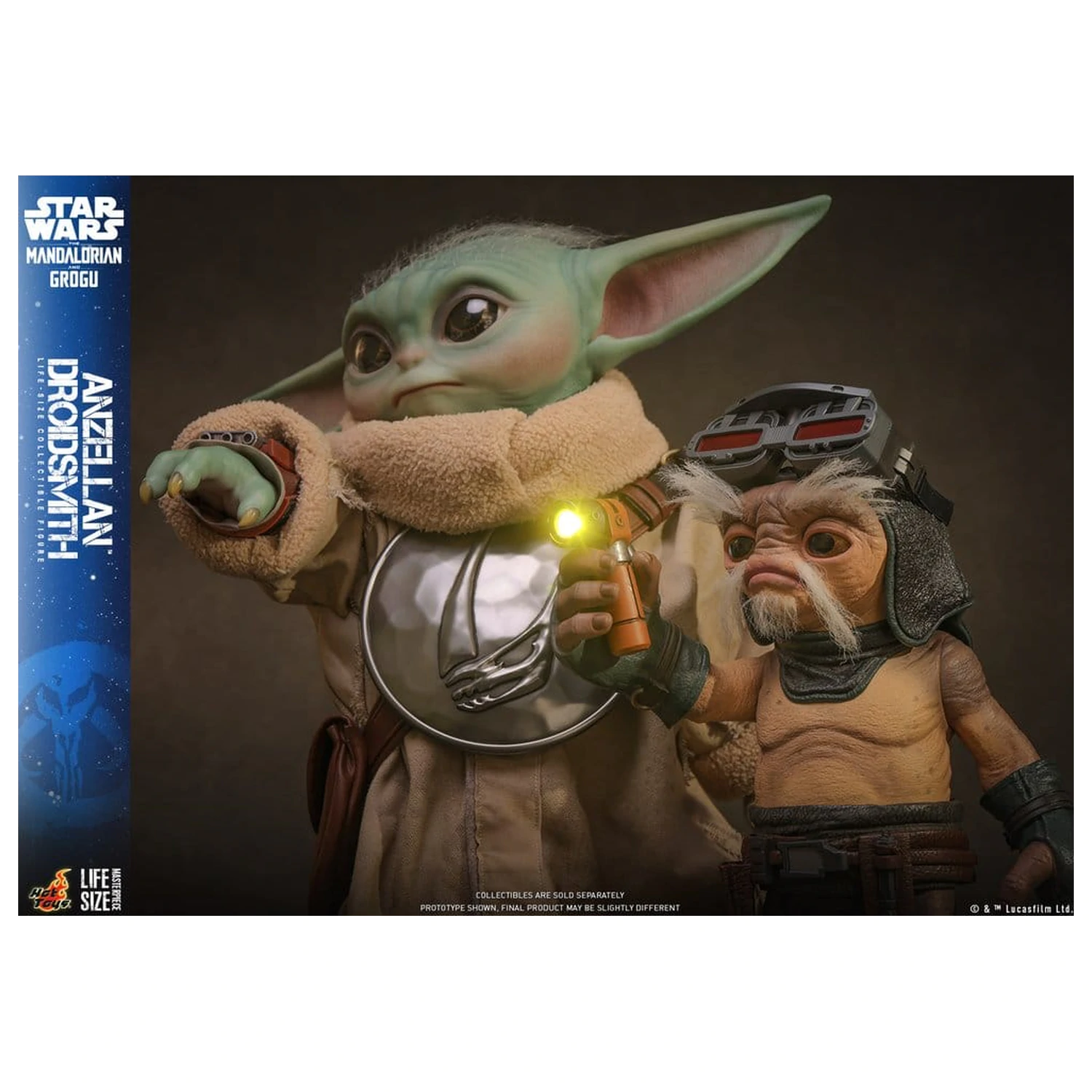 Star Wars: The Mandalorian & Grogu Figura v naravni velikosti Anzellan Droidsmith 27 cm fotografija izdelka