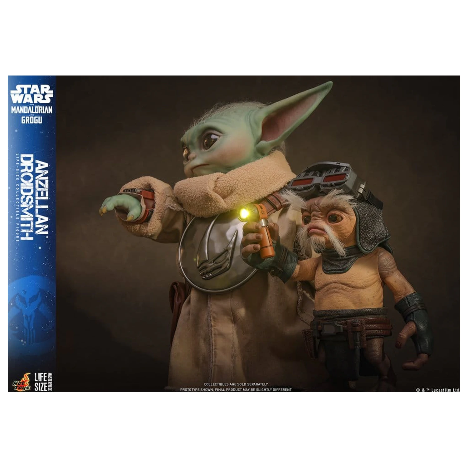 Star Wars: The Mandalorian & Grogu Figura v naravni velikosti Anzellan Droidsmith 27 cm fotografija izdelka