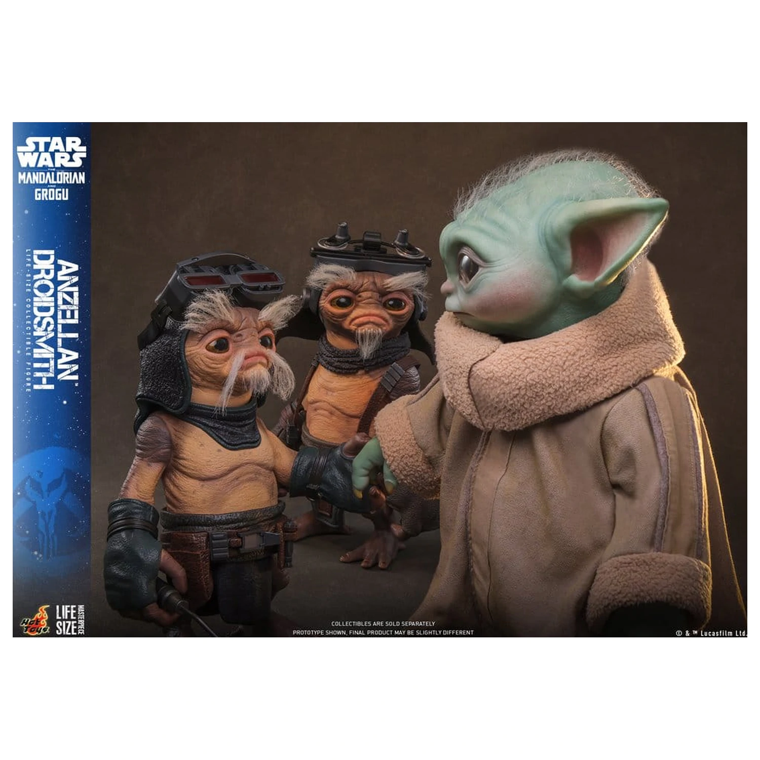 Star Wars: The Mandalorian & Grogu Figura v naravni velikosti Anzellan Droidsmith 27 cm fotografija izdelka