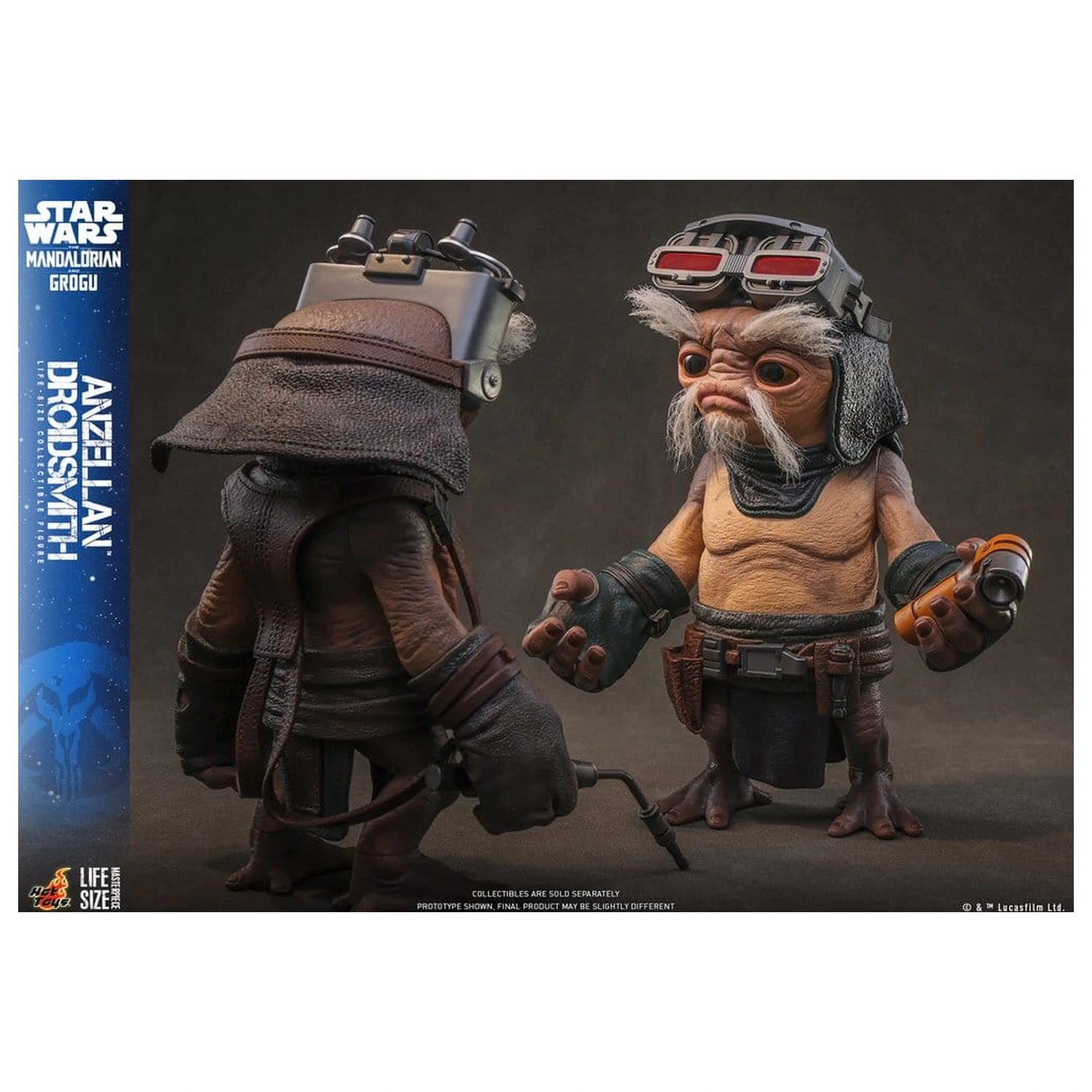 Star Wars: The Mandalorian & Grogu Figura v naravni velikosti Anzellan Droidsmith 27 cm fotografija izdelka