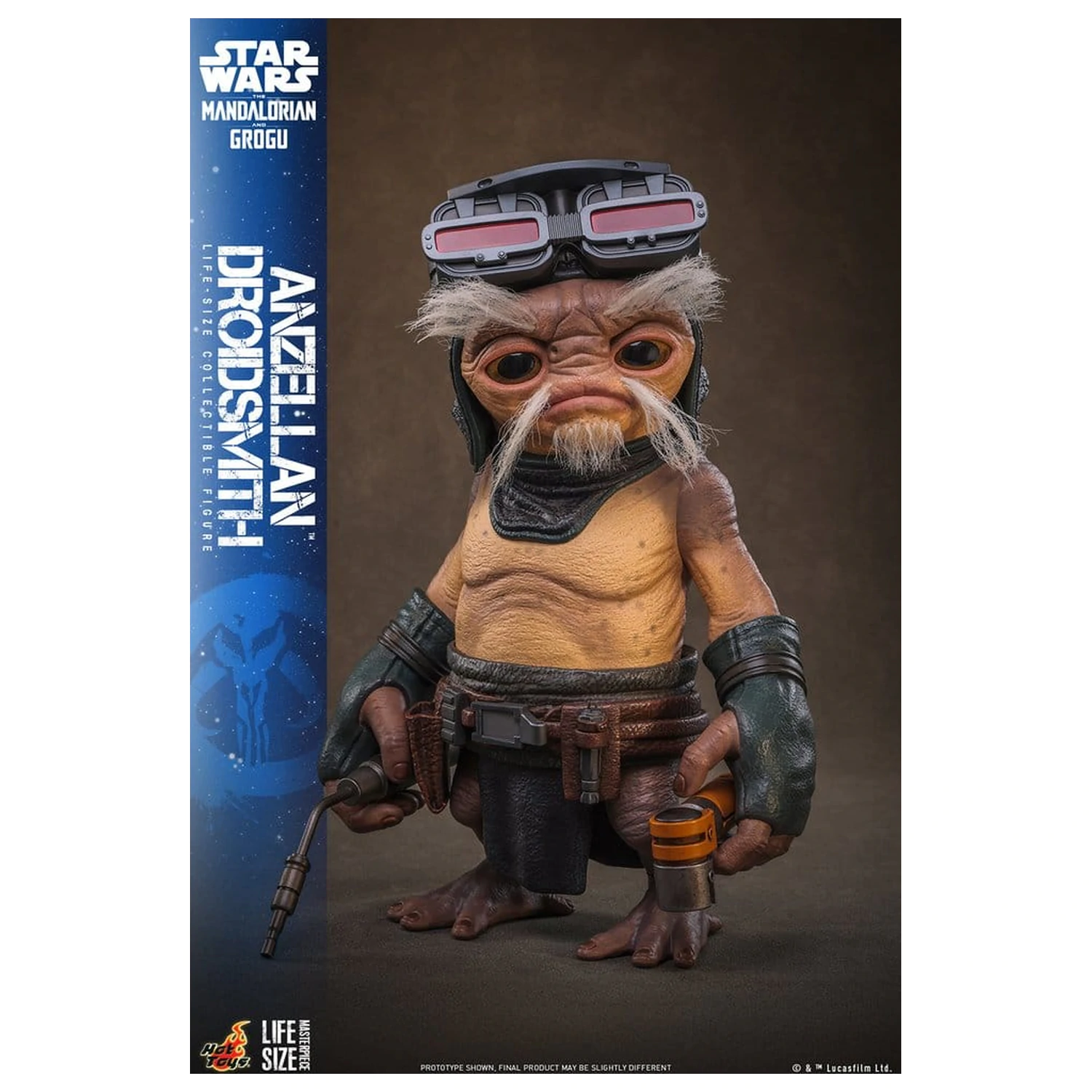 Star Wars: The Mandalorian & Grogu Figura v naravni velikosti Anzellan Droidsmith 27 cm fotografija izdelka
