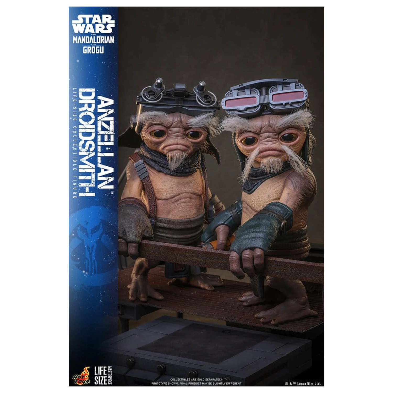 Star Wars: The Mandalorian & Grogu Figura v naravni velikosti Anzellan Droidsmith 27 cm fotografija izdelka
