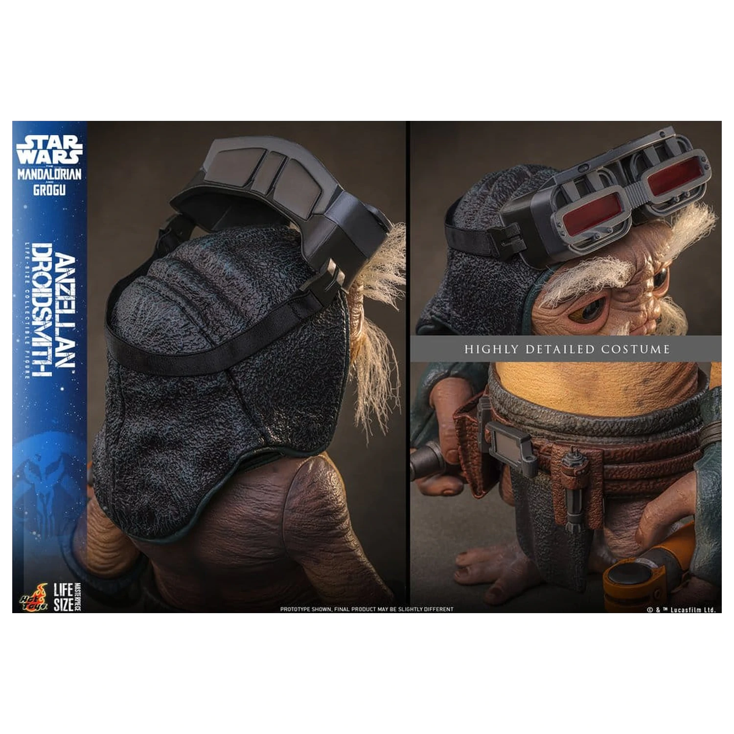 Star Wars: The Mandalorian & Grogu Figura v naravni velikosti Anzellan Droidsmith 27 cm fotografija izdelka