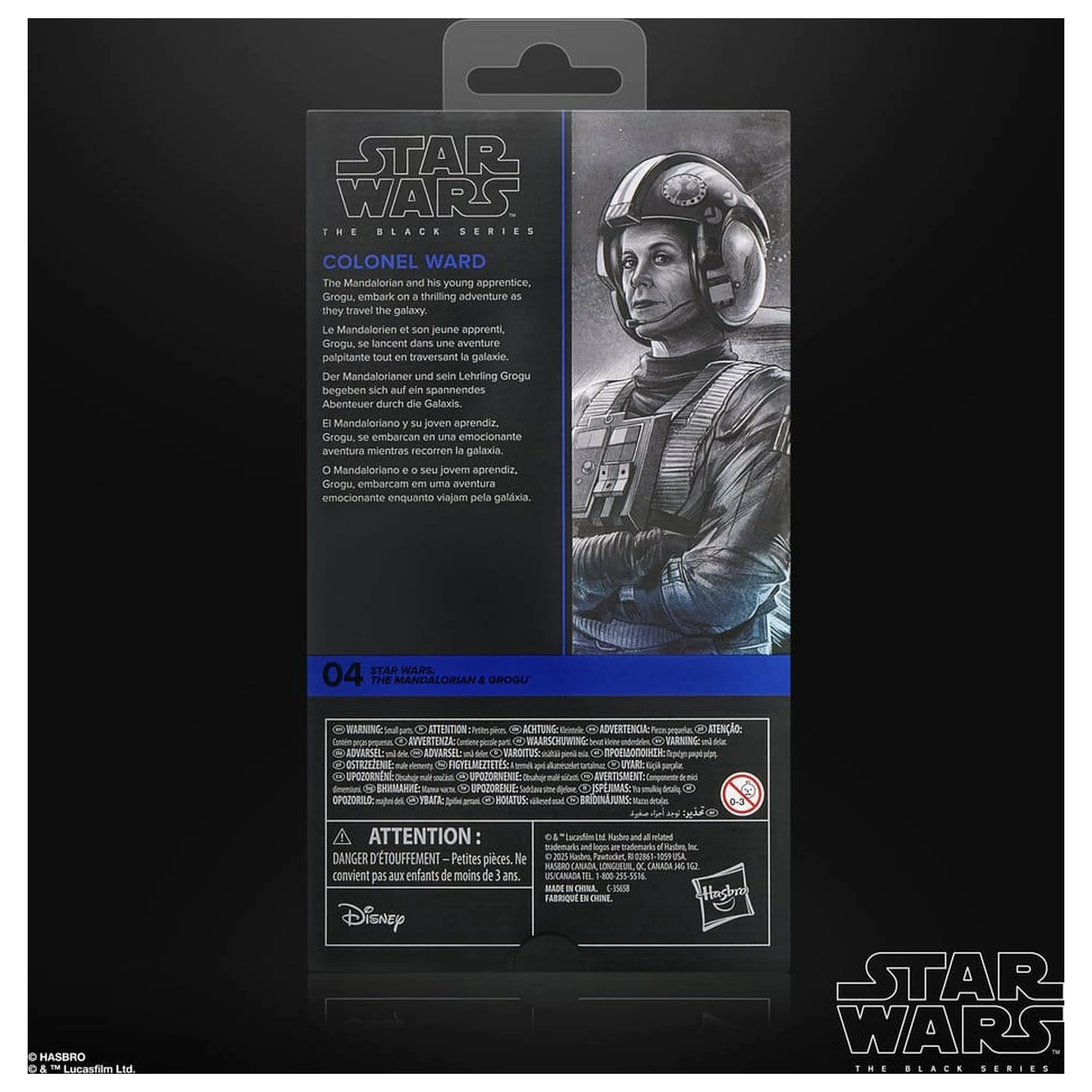 Star Wars: The Mandalorian & Grogu Black Series Akcijska figura Colonel Ward 15 cm fotografija izdelka