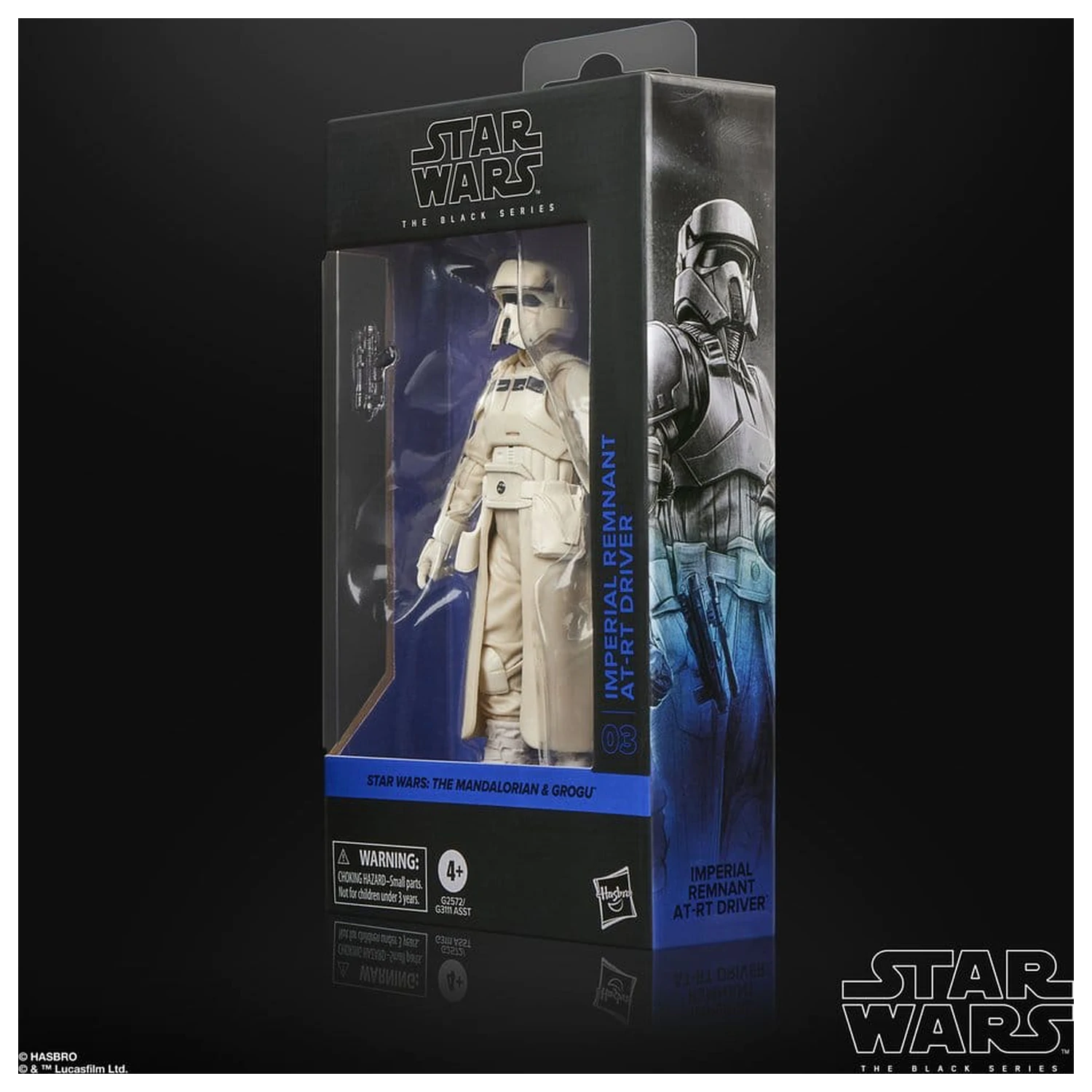 Star Wars: The Mandalorian & Grogu Black Series akcijska figura Imperial Remnant AT-RT Driver 15 cm fotografija izdelka